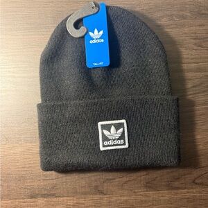Adidas Tall Fit Black Knit Hat